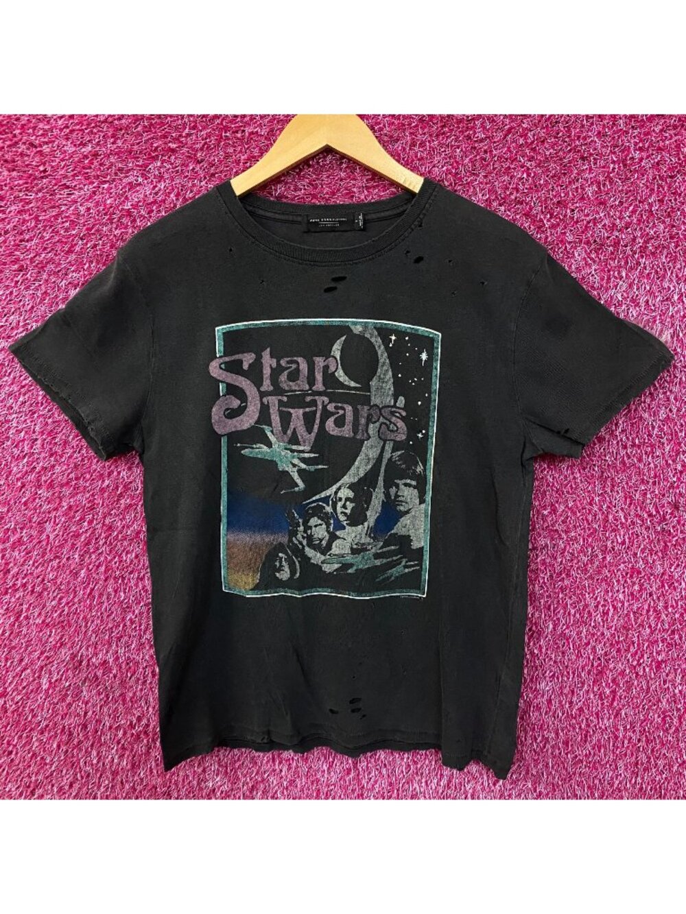 Junk Food Clothing Star Wars Galaxy Far Far Away Retro Style Destroy Tee Small